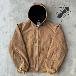 Vintage Y2K Carhartt J25 brown work wear jacket